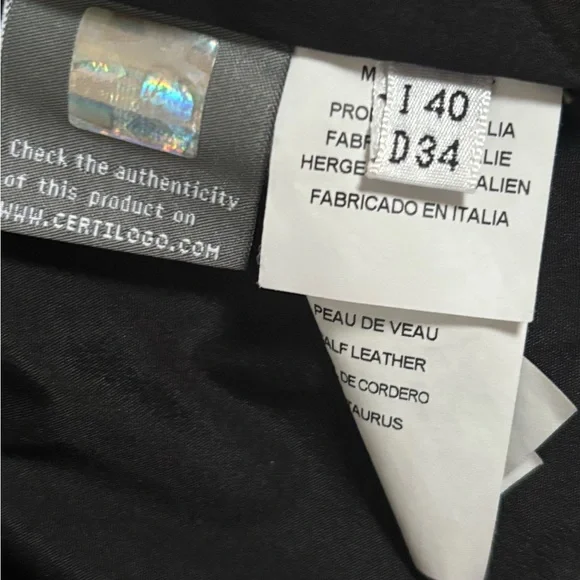 โจDARE TO DAZZLE: THE BLUMARINE SILVER MOTO JACKET โจ - Picture 7 of 7